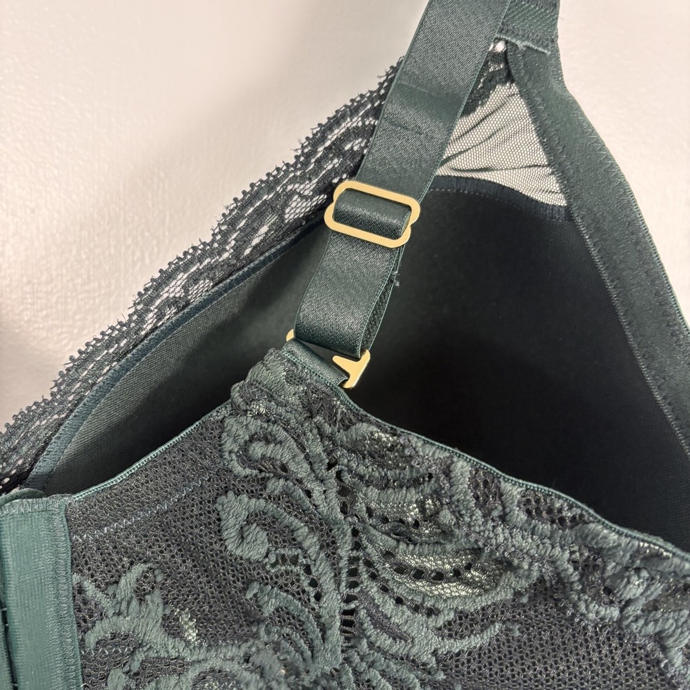 NWT Natori Bra Womens 36G Green T-Shirt Feather Full Fit Coverage Lace Underwire - Picture 6 of 14